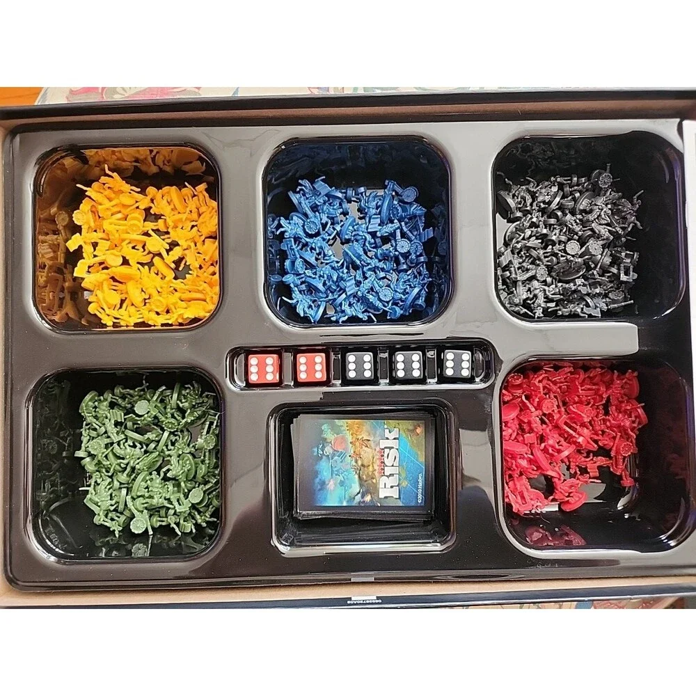Risk The Game Of Global Domination Board Game 2010 Hasbro Strategy Complete